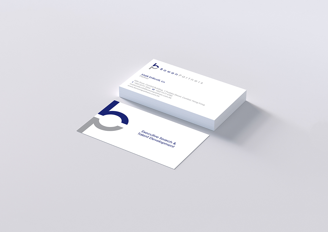 FEE Creative - Bowen Partners Business Card Graphic Design